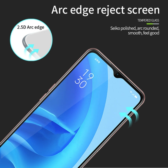 For Realme 10 4G PINWUYO 9H 2.5D Full Screen Tempered Glass Film(Black)