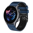 For Amazfit 3 22mm Perforated Two-Color Silicone Watch Band(Midnight Blue+Black) - free shipping - PMC TechLife - Order now!