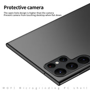 For Samsung Galaxy S23 Ultra 5G MOFI Micro Frosted PC Ultra-thin Hard Case(Black)