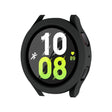 For Samsung Galaxy Watch4/5 40mm ENKAY Hat-Prince Waterproof Full Coverage PC Frame + 9H Tempered Glass Case(Black) - Watch Cases by ENKAY