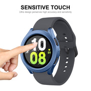 For Samsung Galaxy Watch4/5 40mm ENKAY Hat-Prince Water-resistant Full Coverage PC Frame + 9H Tempered Glass Case(White) - Watch Cases by ENKAY