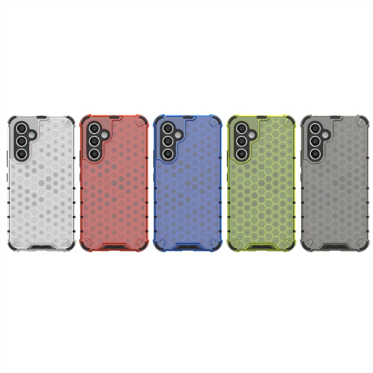 For Samsung Galaxy A34 5G Honeycomb Shockproof Phone Case(White)