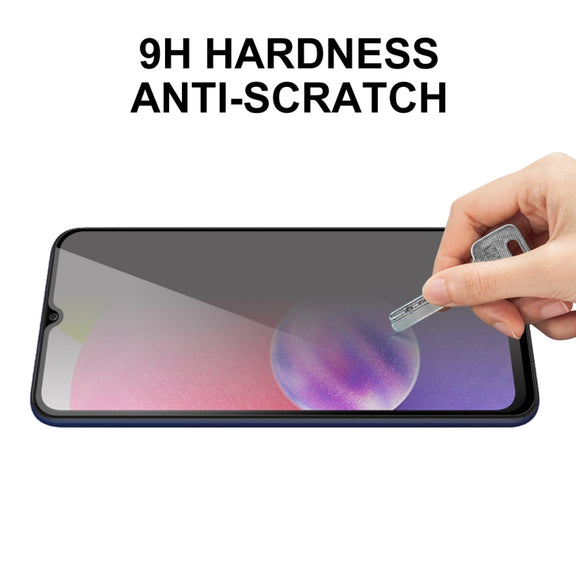 For Samsung Galaxy A14 5G ENKAY 28 Degree Anti-peeping Tempered Glass Full Screen Film