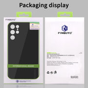 For Samsung Galaxy S23 5G PINWUYO Sense Series Liquid Silicone TPU Phone Case(Green)
