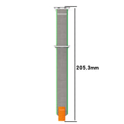 Double Color Nylon Hook and Loop Fastener Watch Band For Apple Watch Ultra 49mm(Green+Dark Green)