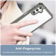For Samsung Galaxy A14 4G Colorful Series Acrylic + TPU Phone Case(Transparent Grey)