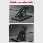 For Xiaomi Redmi Note 12 Pro 5G China Sliding Camshield Card Phone Case(Dark Green)