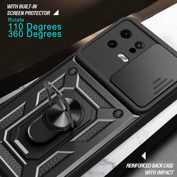 For Xiaomi 13 Sliding Camera Cover Design Phone Case(Rose Gold)