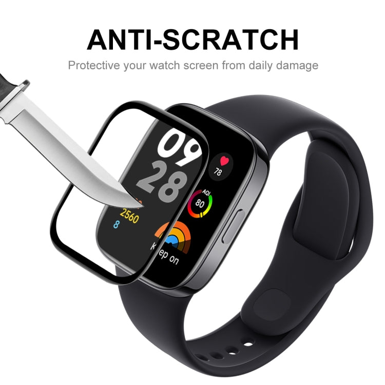 2 PCS For Redmi Watch 3 ENKAY 3D Full Coverage Soft PC Edge + PMMA HD Screen Protector Film