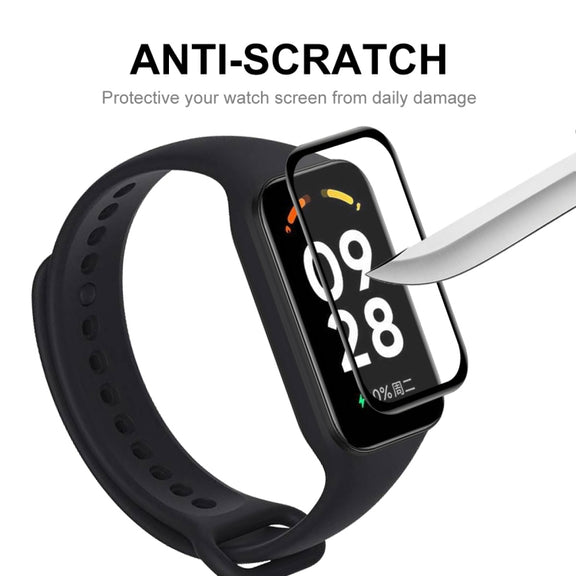 10 PCS For Redmi Smart Band 2 ENKAY Hat-Prince 3D Full Coverage Soft PC Edge + PMMA HD Screen Protector Film
