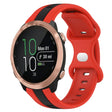 Compatible with Garmin Compatible witherunner 645 Music 20mm Butterfly Buckle Two-Color Silicone Watch Band(Red+Black) - free shipping - PMC TechLife - Order now!