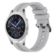 For Samsung Gear S3 Classic 22mm Concave Striped Slicone Watch Band(Grey)