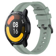 For Xiaomi Watch S1 Active 22mm Concave Striped Slicone Watch Band(Grayish Green)