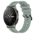 For Huawei GT2 Pro 22mm Concave Striped Slicone Watch Band(Grayish Green)