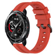 For Honor Watch GS Pro 22mm Concave Striped Slicone Watch Band(Red)