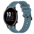 For Honor MagicWatch2 42mm 20mm Concave Striped Slicone Watch Band(Rock Cyan)