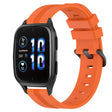Compatible with Garmin Compatible witherunner Sq2 20mm Concave Striped Slicone Watch Band(Orange)