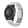 Compatible with Garmin Fenix 3 HR 26mm Tortoise Shell Stainless Steel Watch Band(Sliver) - free shipping - PMC TechLife - Order now!