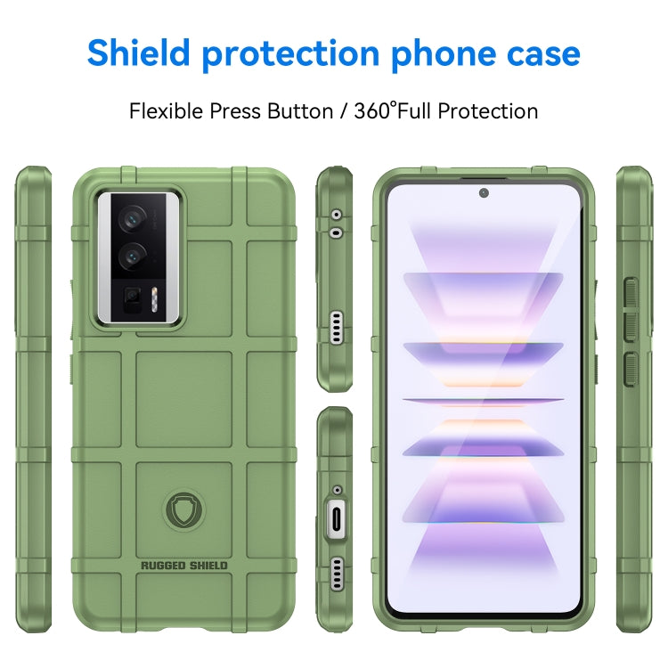 For Xiaomi Redmi K60 Pro Full Coverage Shockproof TPU Case(Green)