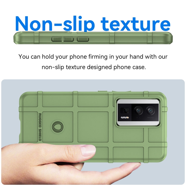 For Xiaomi Redmi K60 Pro Full Coverage Shockproof TPU Case(Green)