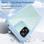 For Xiaomi Redmi 12C Colorful Series Acrylic + TPU Phone Case(Blue)