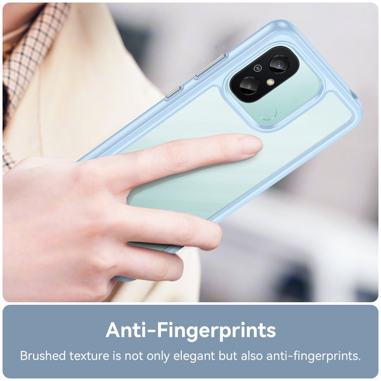 For Xiaomi Redmi 12C Colorful Series Acrylic + TPU Phone Case(Blue)