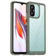 For Xiaomi Redmi 12C Colorful Series Acrylic + TPU Phone Case(Transparent Grey) - free shipping - PMC TechLife - Order now!