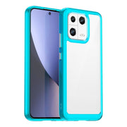 For Xiaomi 13 Colorful Series Acrylic + TPU Phone Case(Transparent Blue)