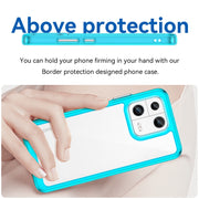 For Xiaomi 13 Colorful Series Acrylic + TPU Phone Case(Transparent Blue)