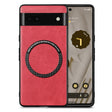 For Google Pixel 6A Solid Color Leather Phone Case(Red) - free shipping - PMC TechLife - Order now!