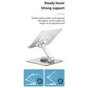 JUNSUNMAY 360 Degree Rotating Foldable Height Angle Adjustable Phone Tablet Holder(Style B)