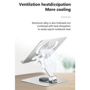 JUNSUNMAY 360 Degree Rotating Foldable Height Angle Adjustable Phone Tablet Holder(Style B)