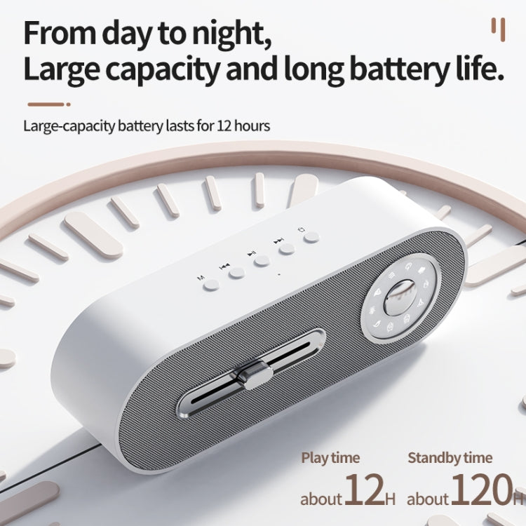 JY-78 Bluetooth Speaker with Sleep White Noise Support Memory Card U-disk(Black)