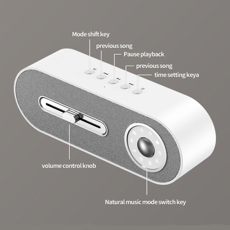 JY-78 Bluetooth Speaker with Sleep White Noise Support Memory Card U-disk(Black)