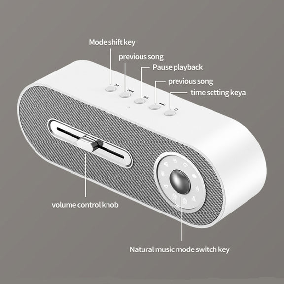 JY-78 Bluetooth Speaker with Sleep White Noise Support Memory Card U-disk(Black)