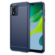 For Motorola Moto E13 Brushed Texture Carbon Fiber TPU Phone Case(Blue) - free shipping - PMC TechLife - Order now!