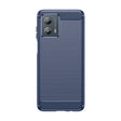 For Motorola Moto G53 5G Brushed Texture Carbon Fiber TPU Phone Case(Blue) - free shipping - PMC TechLife - Order now!