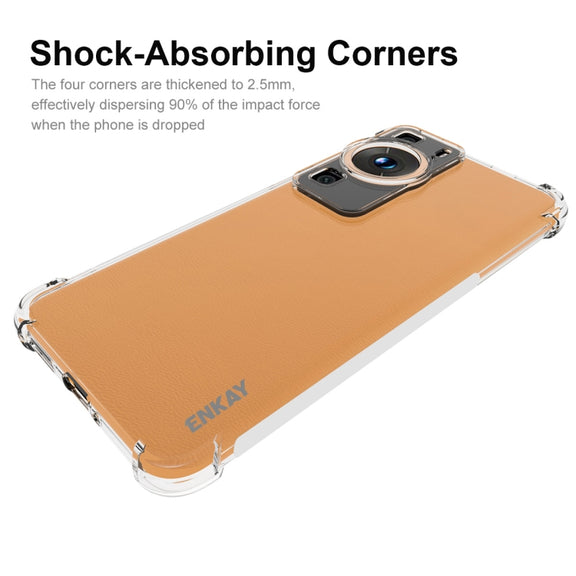 For Huawei P60 / P60 Pro ENKAY Hat-Prince Clear TPU Shockproof Phone Case