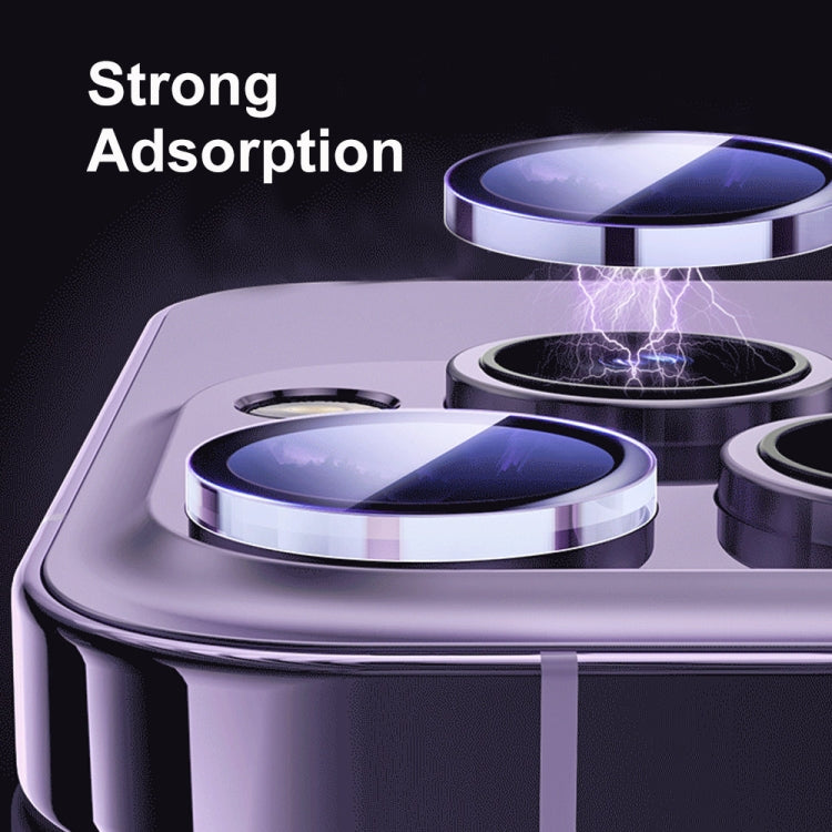 For iPhone 14 / 14 Plus ENKAY Hat-Prince Tempered Individual Ring Camera Glass Film with Positioner
