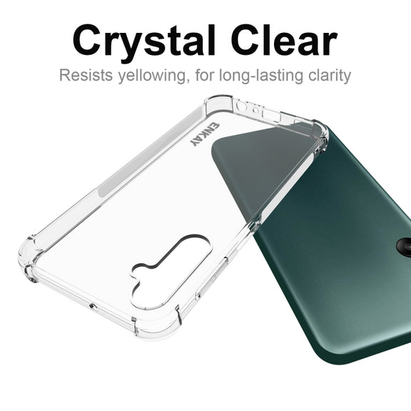 For Samsung Galaxy A24 4G ENKAY Hat-Prince Clear TPU Shockproof Phone Case