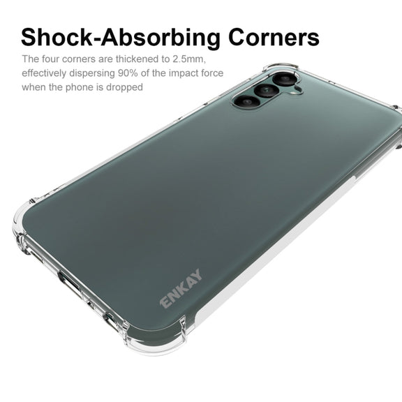 For Samsung Galaxy A24 4G ENKAY Hat-Prince Clear TPU Shockproof Phone Case