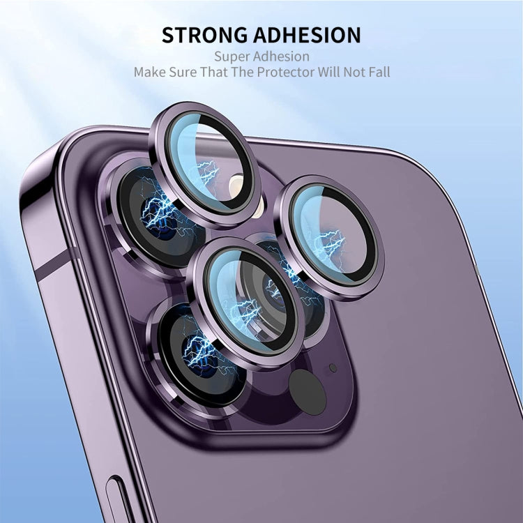 For iPhone 14 Pro / 14 Pro Max ENKAY AR Anti-reflection Camera Lens Glass Full Film(Black)
