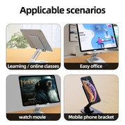 K29 Foldable Lazy Desk Mobile Phone Tablet Stand(Black)