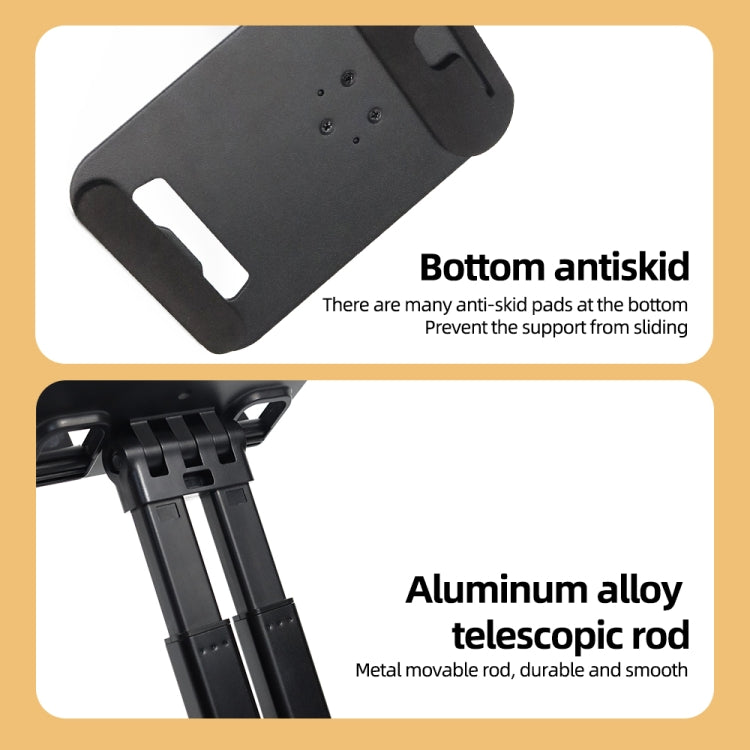 K29 Foldable Lazy Desk Mobile Phone Tablet Stand(Black)