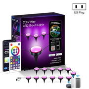 CP01 Outdoor WIFI Smart APP Control Garden Lamp Music Sync Outdoor Ground Lights(US Plug)