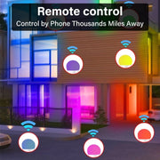 DP01 2pcs TUYA WiFi Smart Light Bulb 15W E26 E27 RGB + White + Warm White LED Bulb