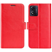 For Motorola Moto E13 R64 Texture Horizontal Flip Leather Phone Case(Red)