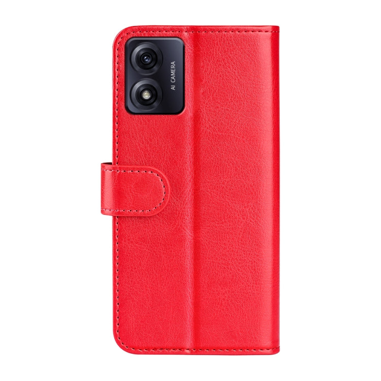For Motorola Moto E13 R64 Texture Horizontal Flip Leather Phone Case(Red)