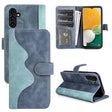 For Samsung Galaxy A14 5G Stitching Horizontal Flip Leather Phone Case(Blue) - free shipping - PMC TechLife - Order now!