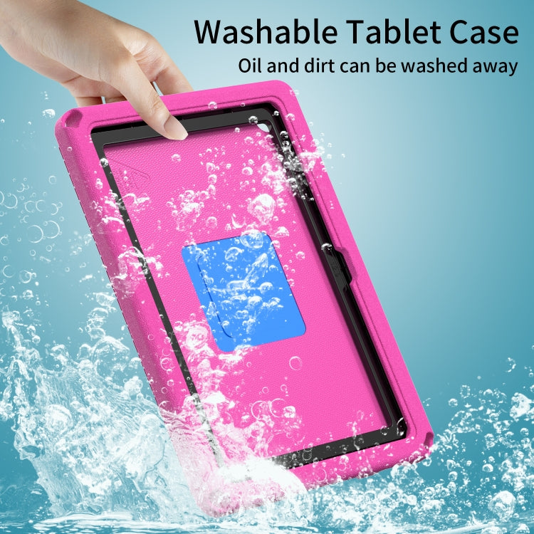 For Lenovo Tab M10 3rd Gen 10.1 TB-328 EVA Hard PC Shockproof Tablet Case(RoseRed)